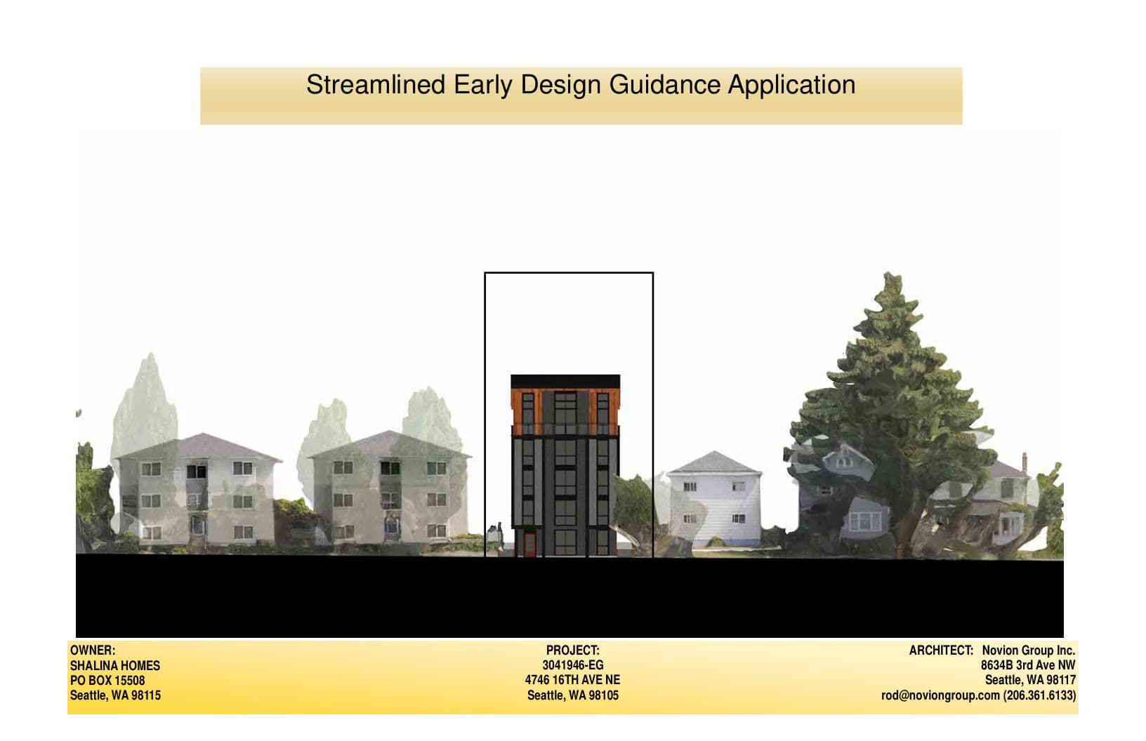 Early design guidance #3041946-EG, sheet 1 of 32