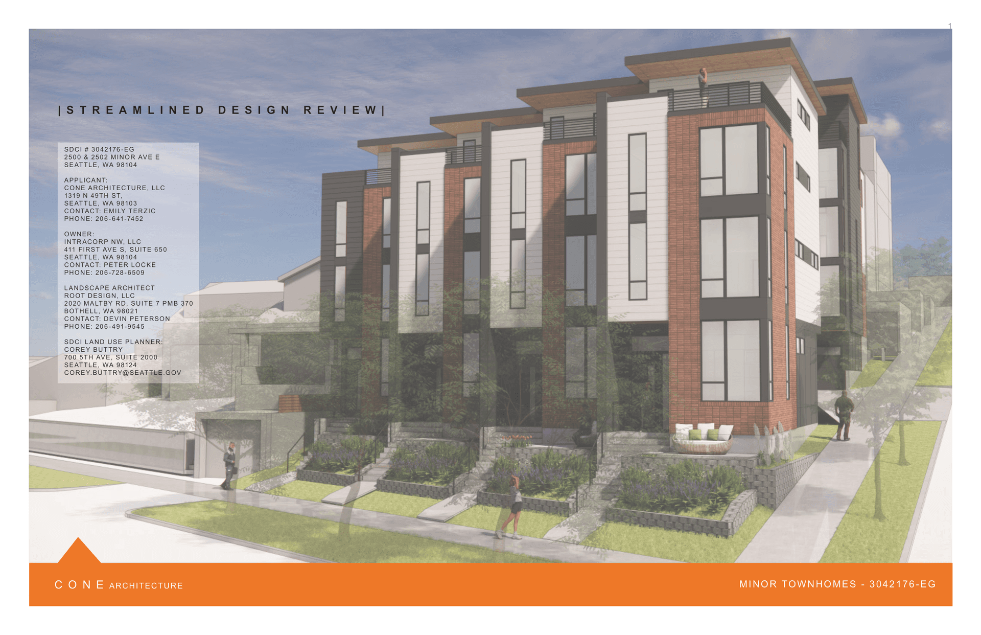 Design drawing, 2500 Minor Ave E