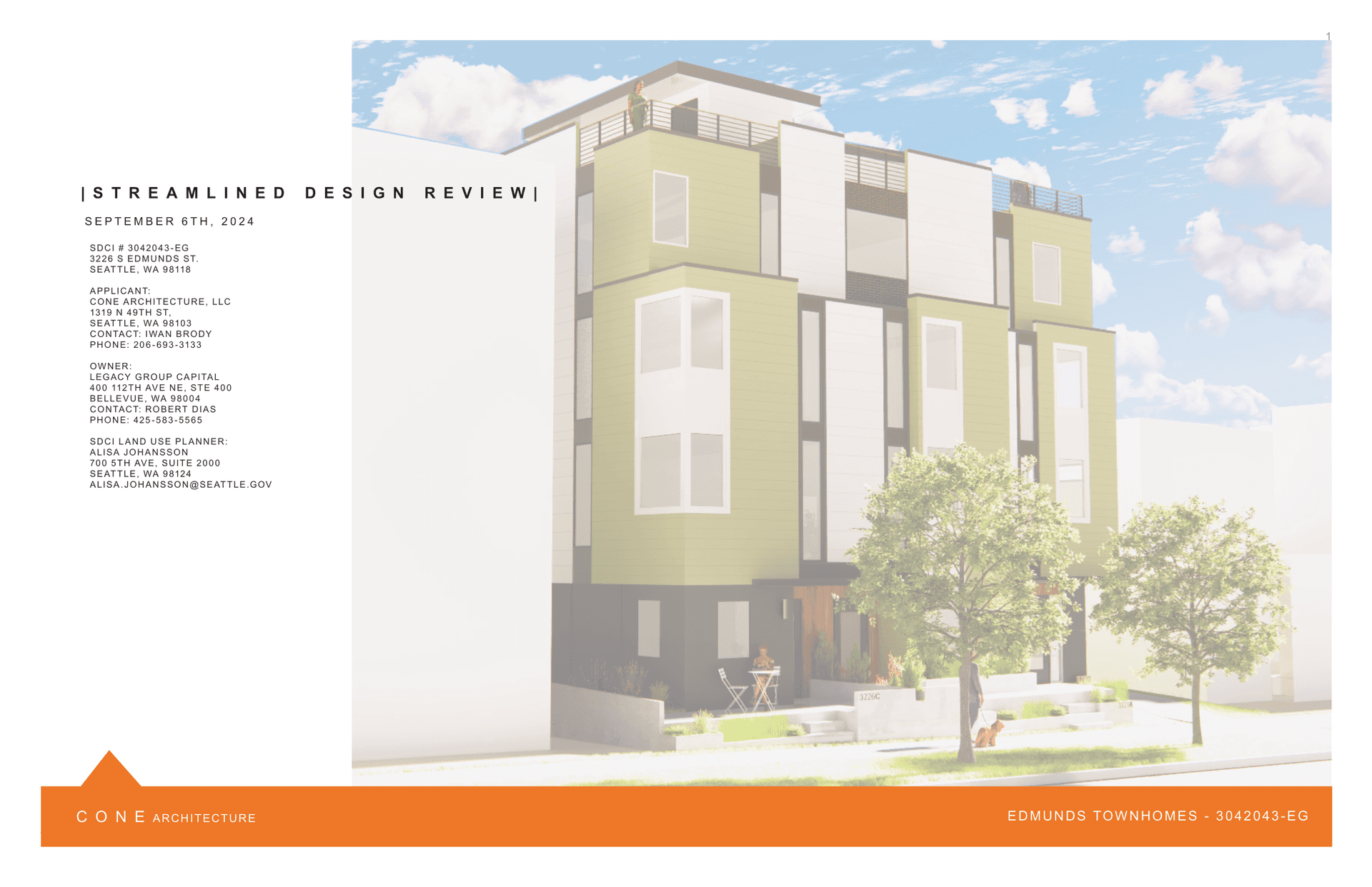 Design drawing, 3226 S Edmunds St