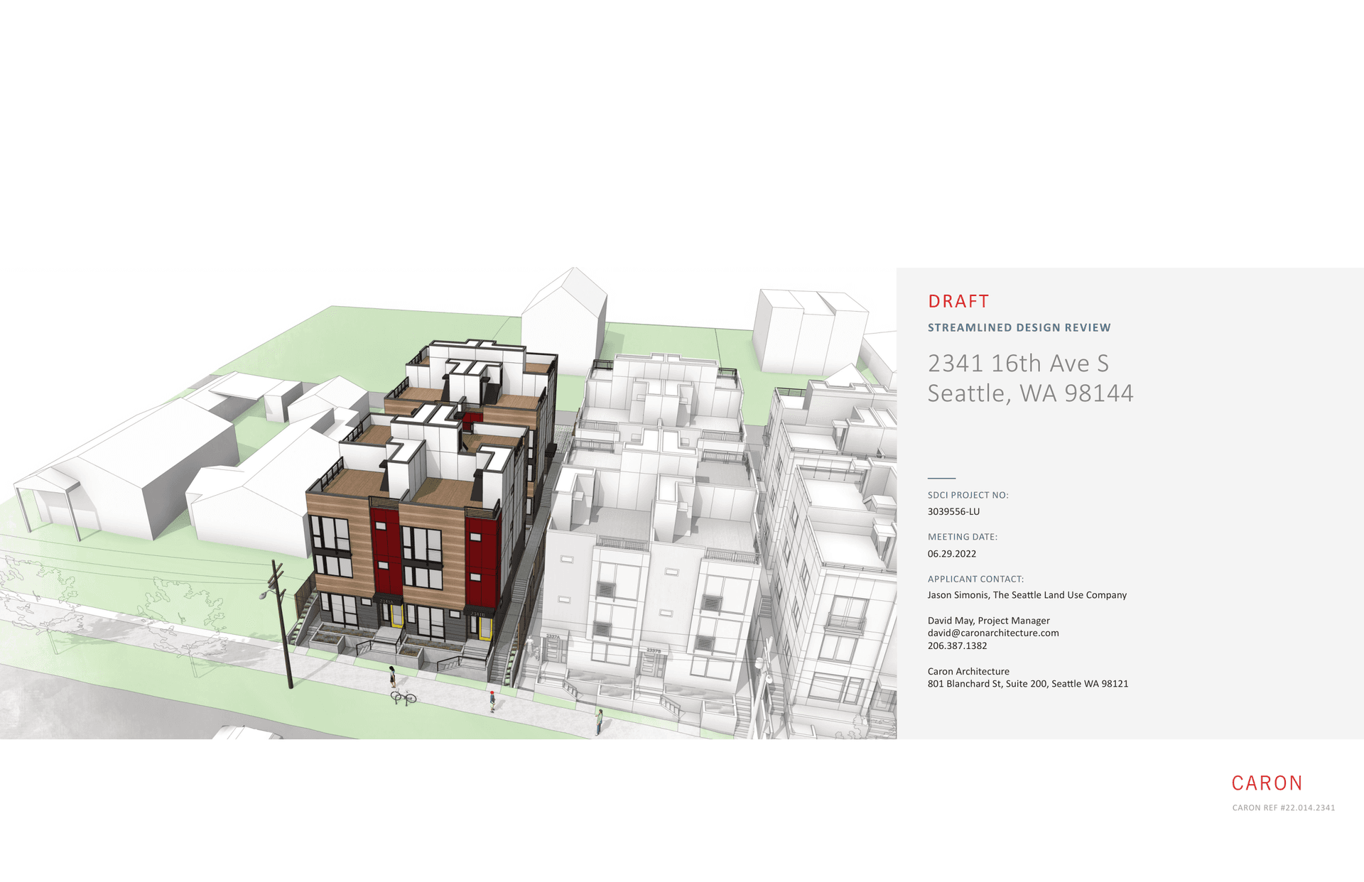 Design drawing, 2341 16th Ave S