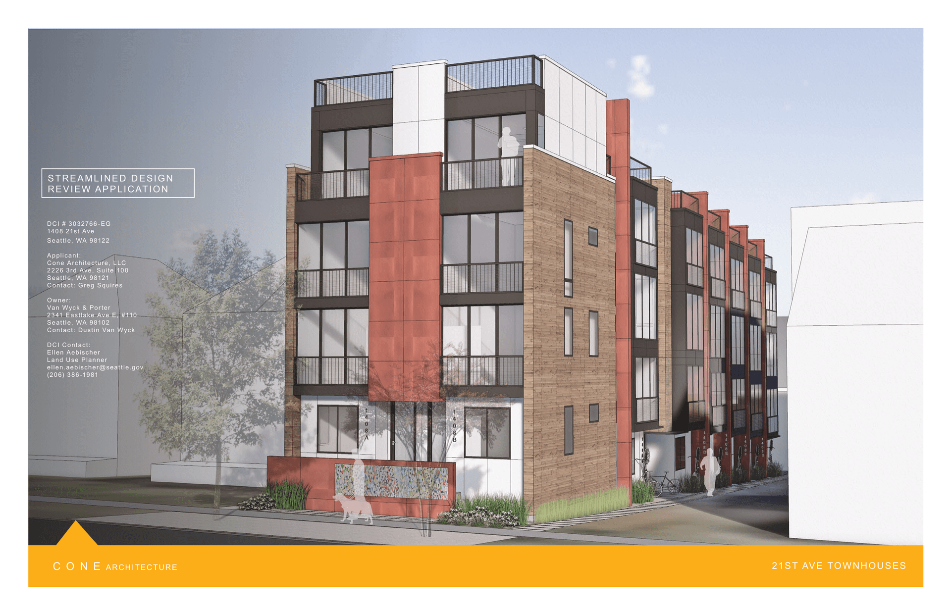 Design drawing, 1408 21st Ave
