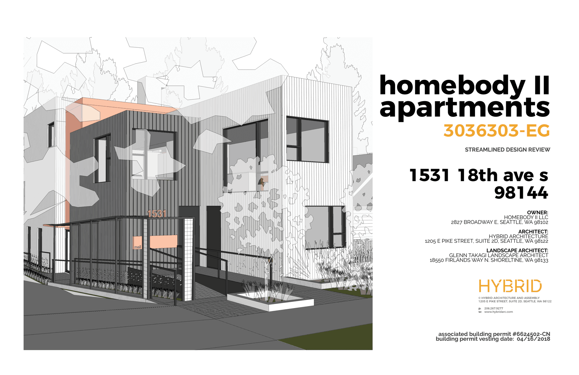 Design drawing, 1531 18th Ave S