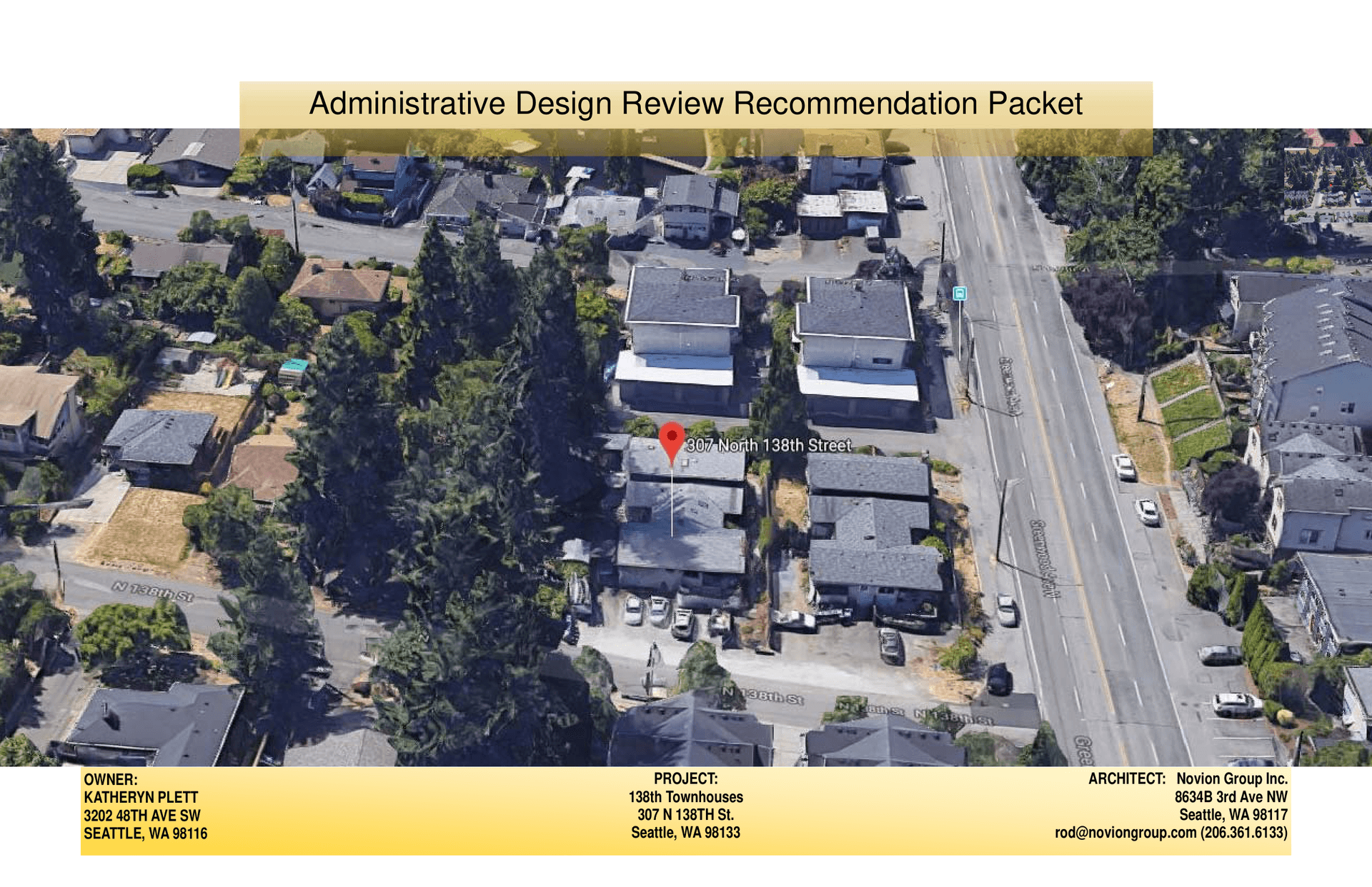 Design drawing, 307 N 138th St