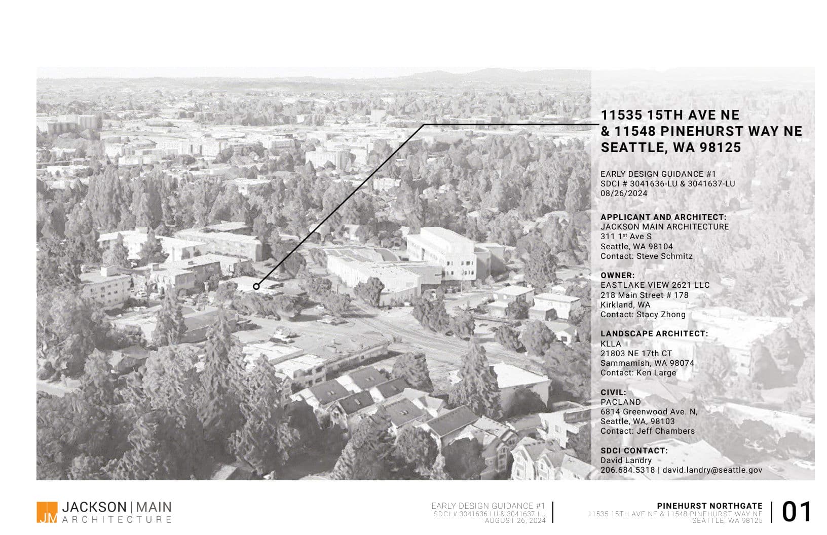 Early design guidance #3041710-EG, sheet 1 of 47