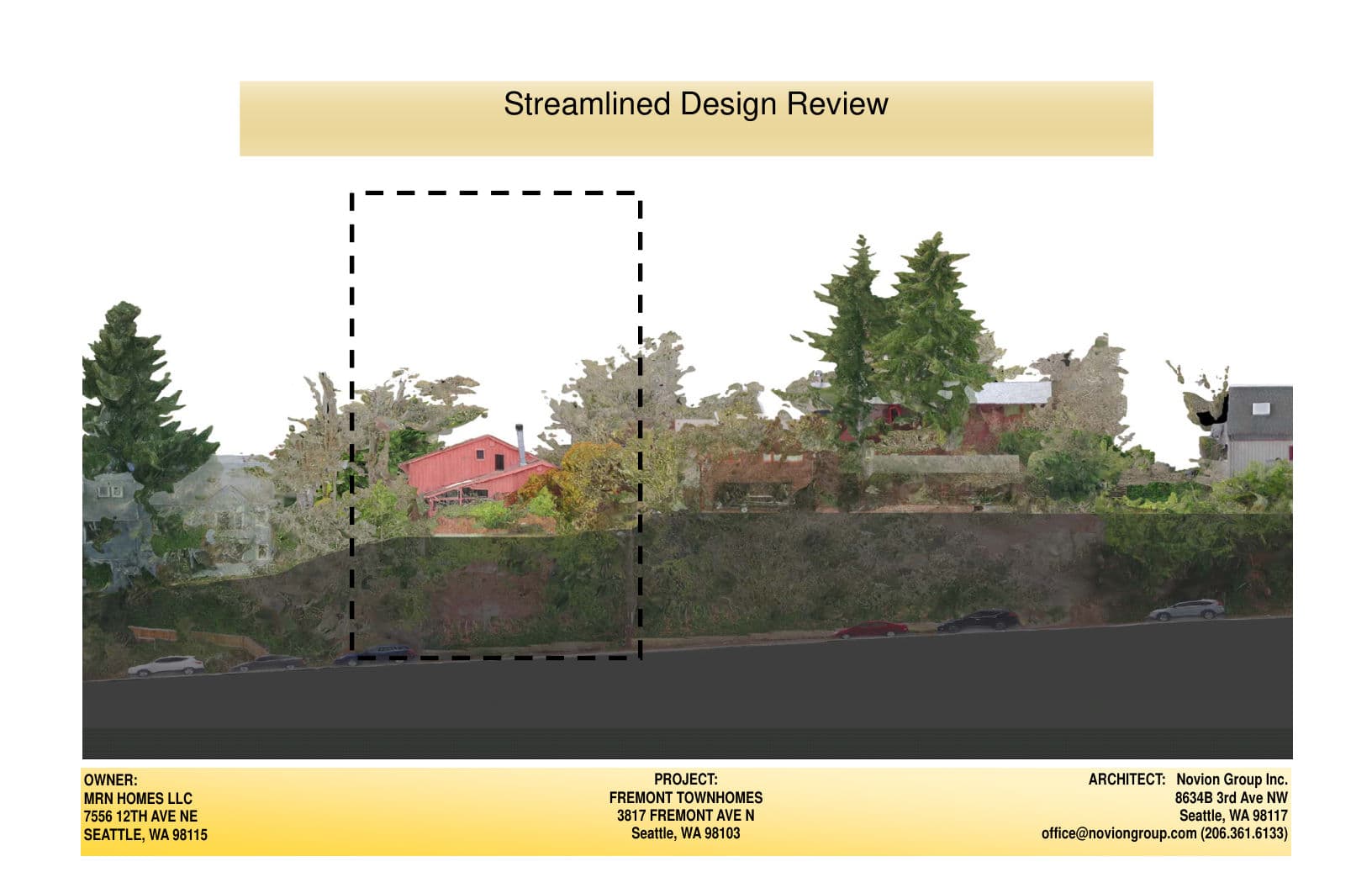 Early design guidance #3033074-EG, sheet 1 of 40
