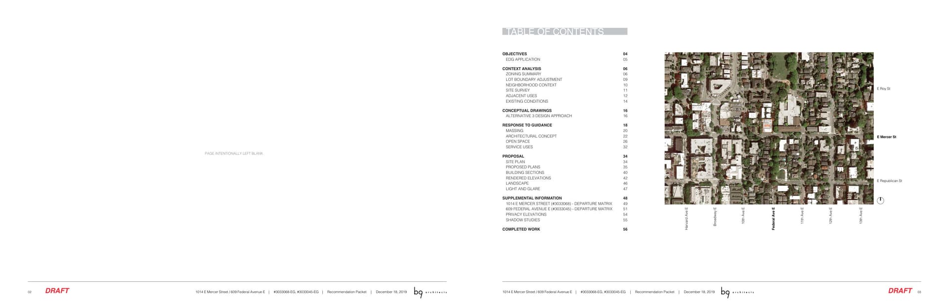 Early design guidance #3033068-EG, sheet 1