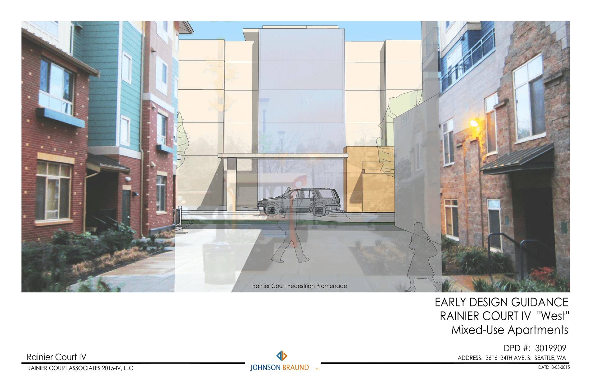 Design drawing cover for Rainier Court V