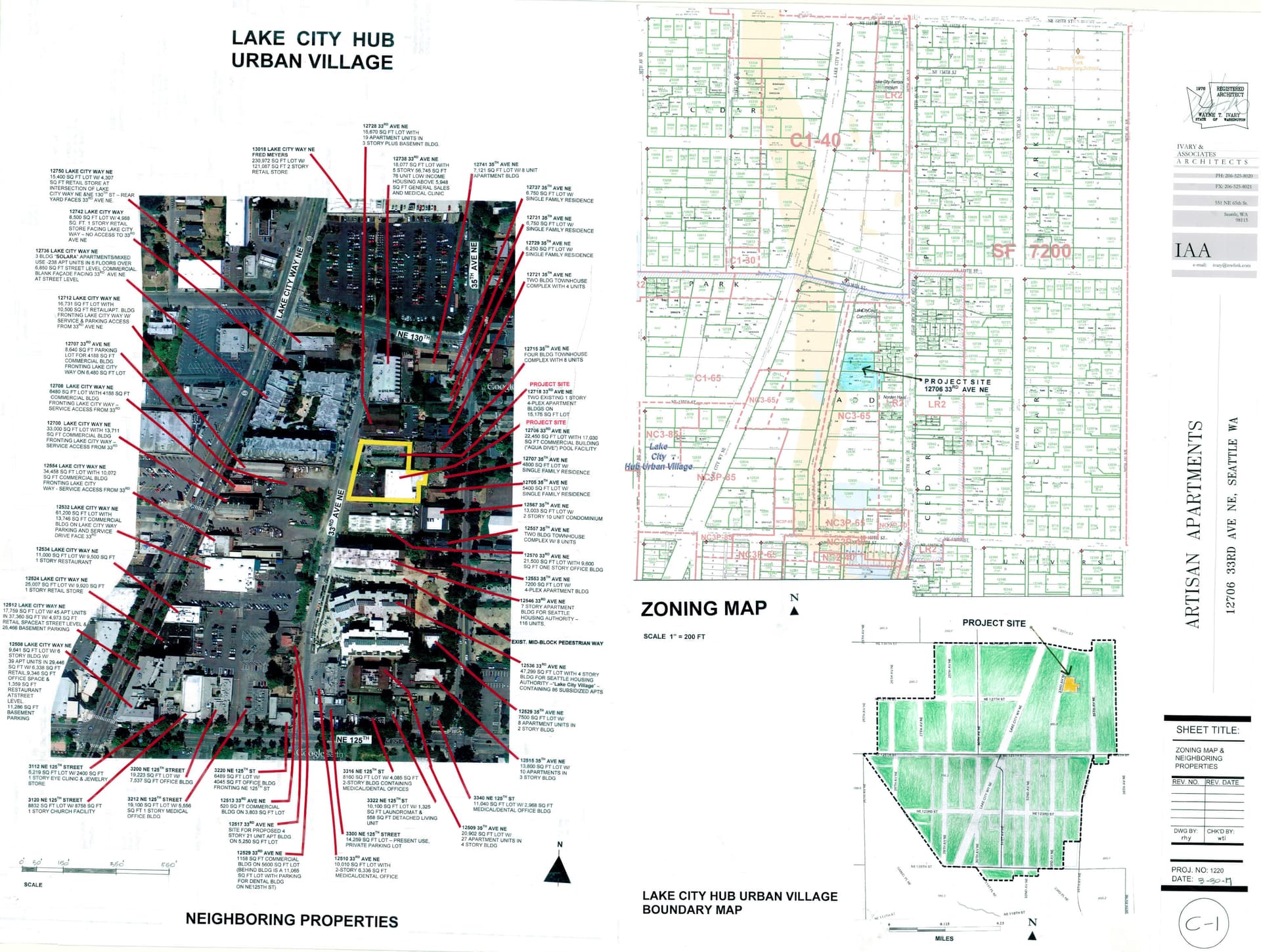Early design guidance #3013913-EG, sheet 1 of 21