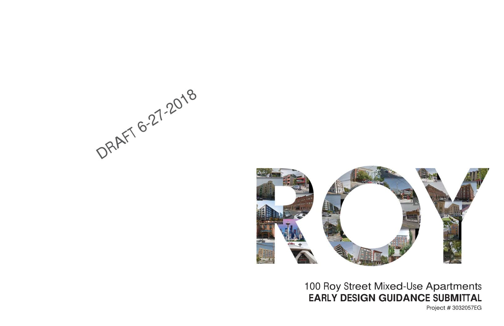 Early design guidance #3032057-EG, sheet 1 of 41