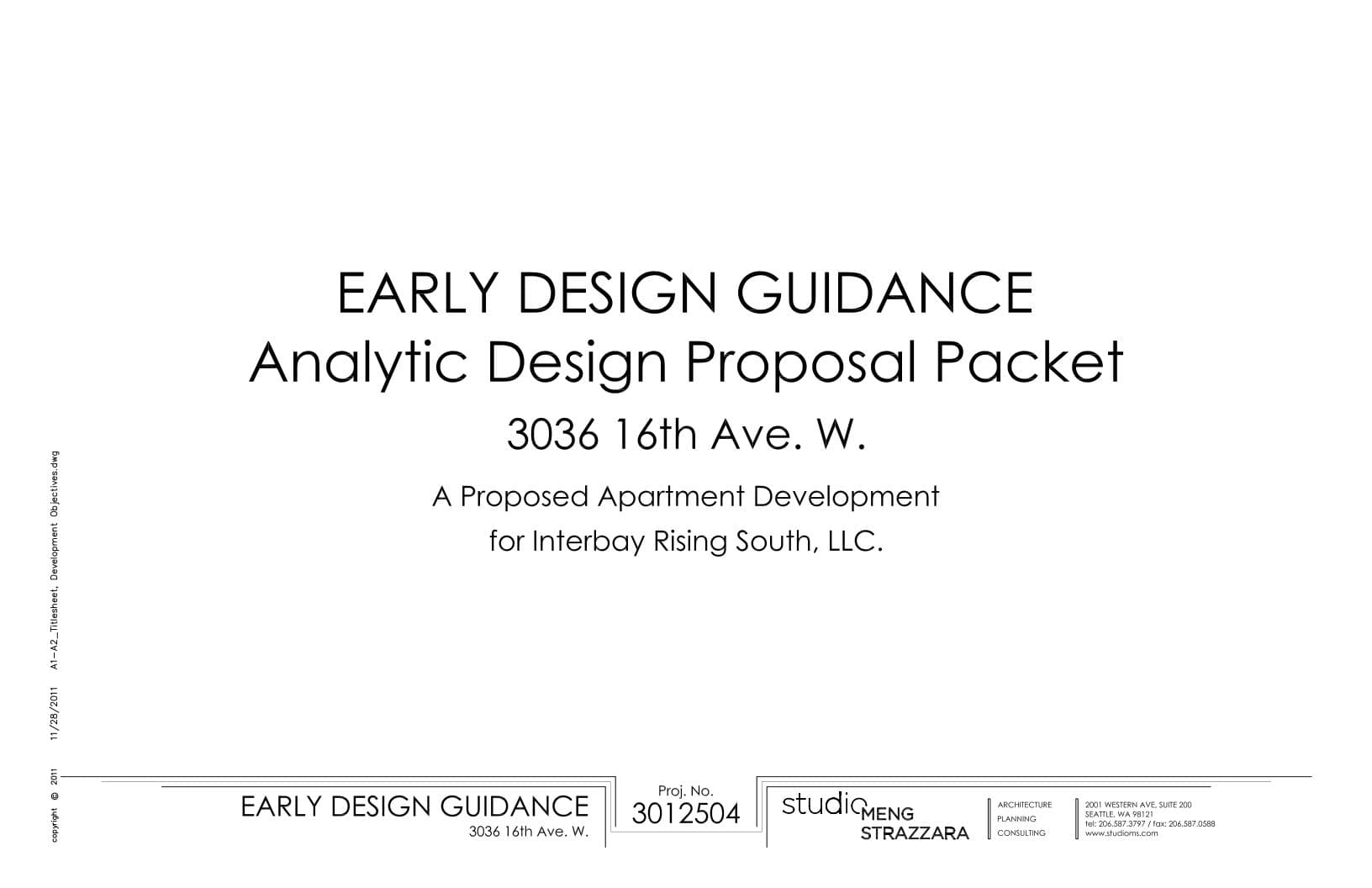 Design recommendation #3012504-LU, sheet 1 of 19