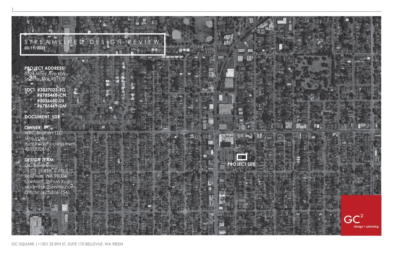 Early design guidance #3037023-EG, sheet 1 of 28