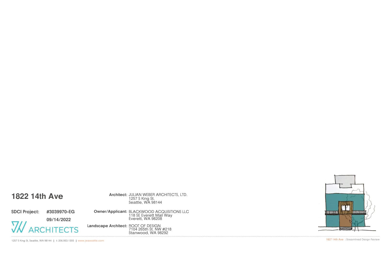 Early design guidance #3039970-EG, sheet 1 of 28
