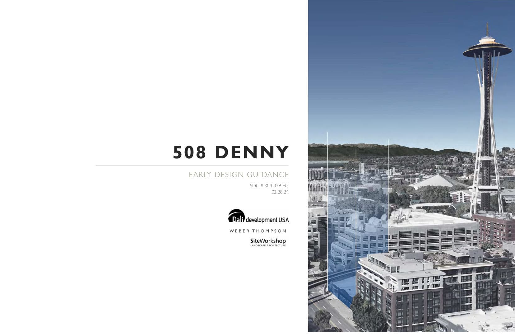 Early design guidance #3041329-EG, sheet 1 of 101