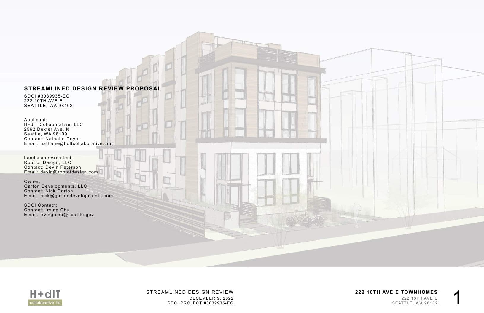 Early design guidance #3039935-EG, sheet 1 of 35