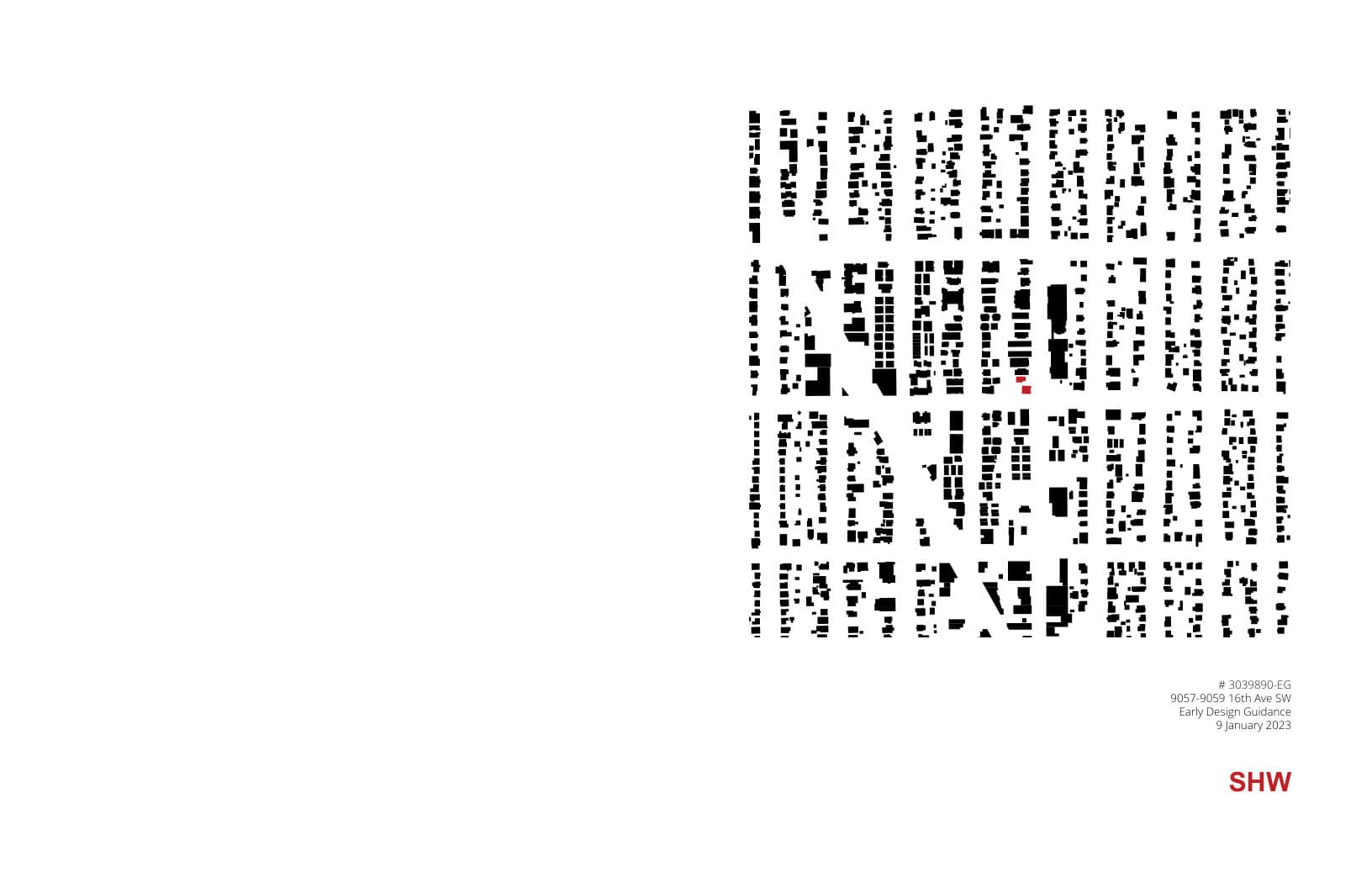 Early design guidance #3039890-EG, sheet 1 of 37