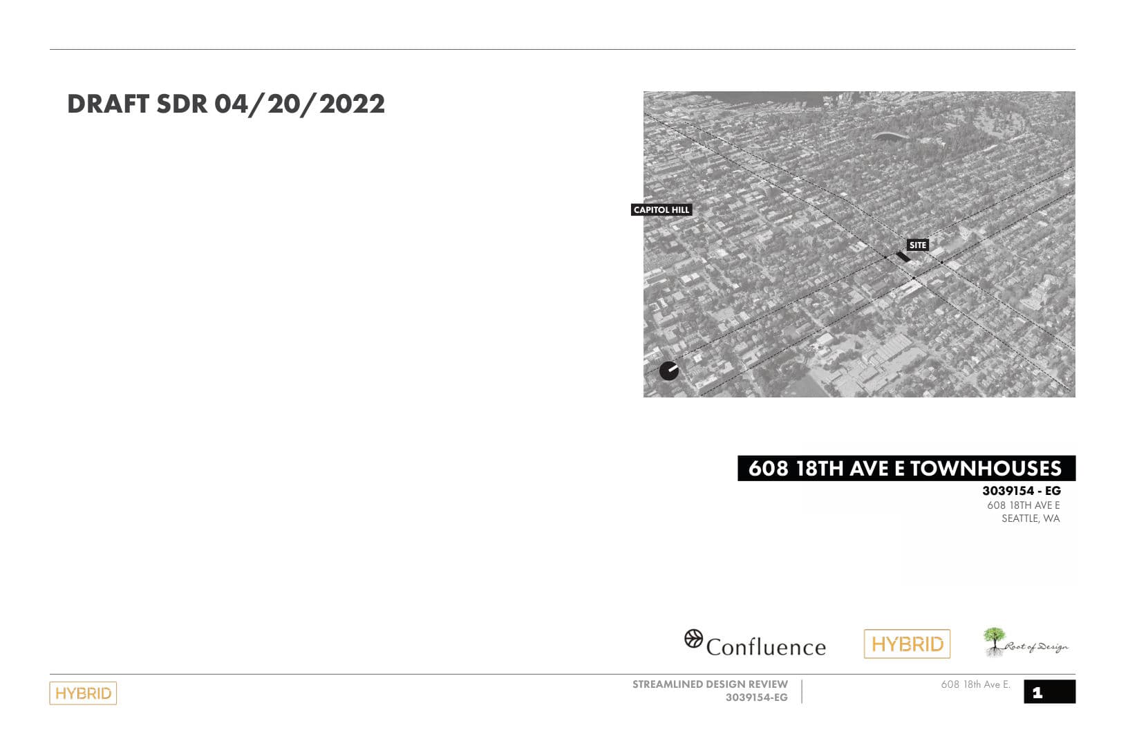 Early design guidance #3039154-EG, sheet 1 of 47