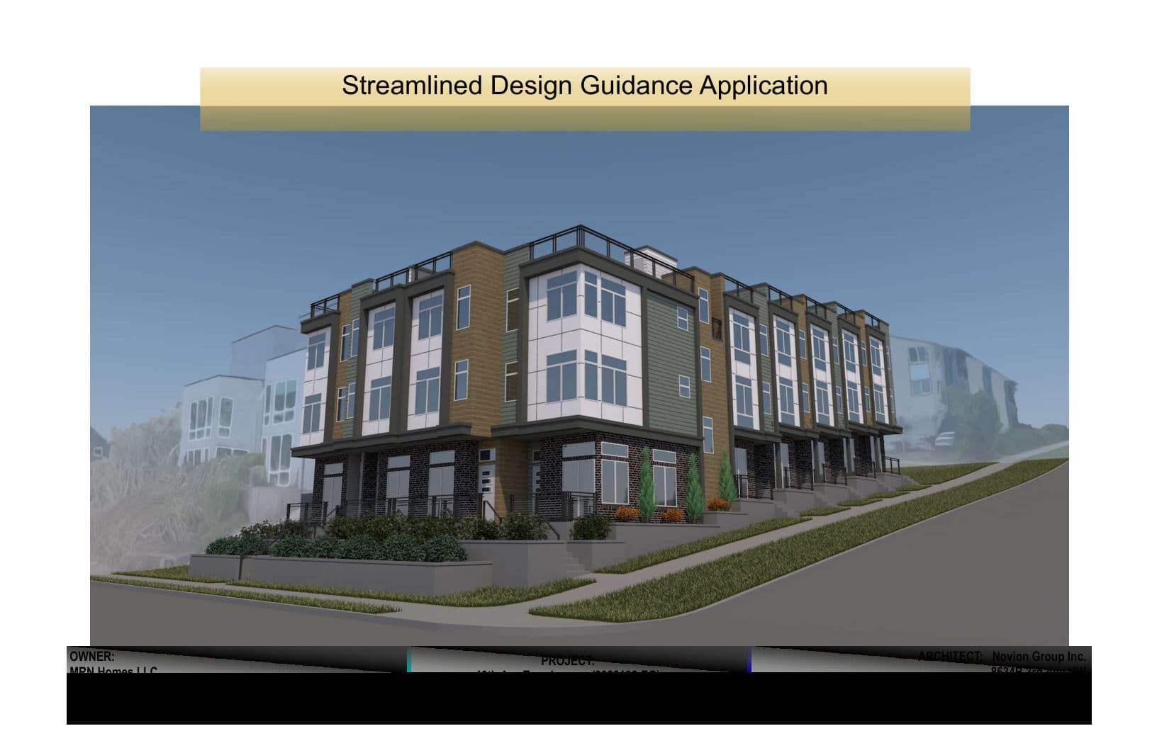 Early design guidance #3039186-EG, sheet 1 of 31