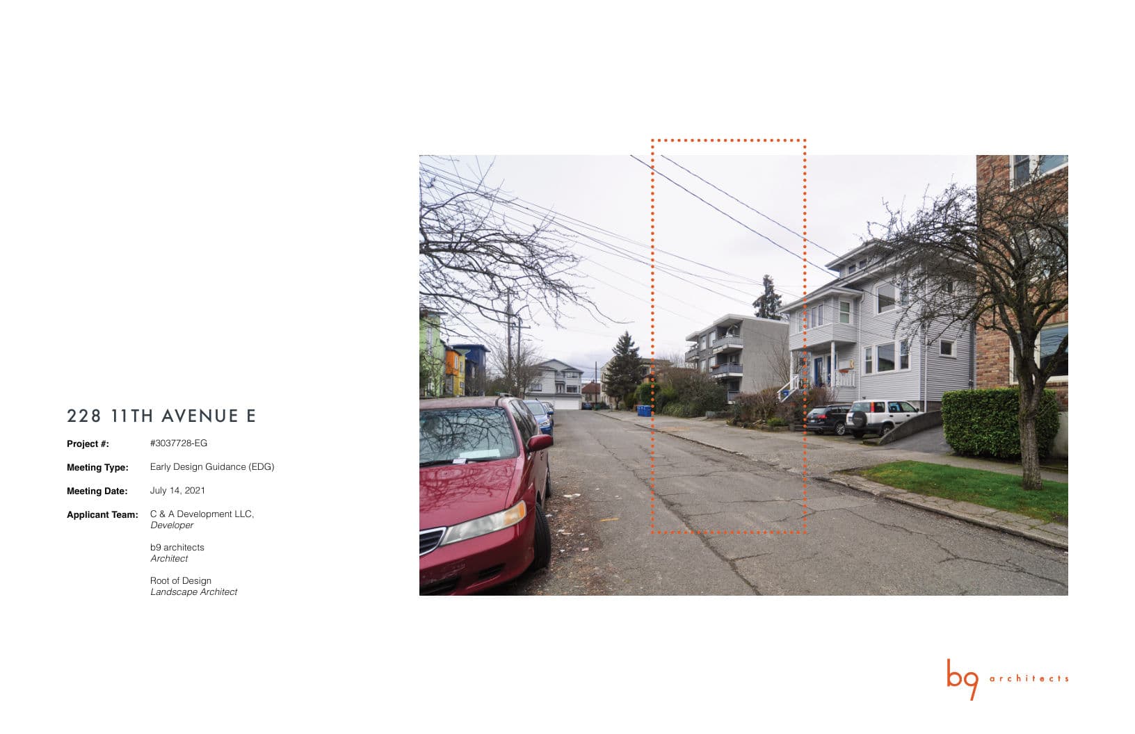 Early design guidance #3037728-EG, sheet 1 of 55
