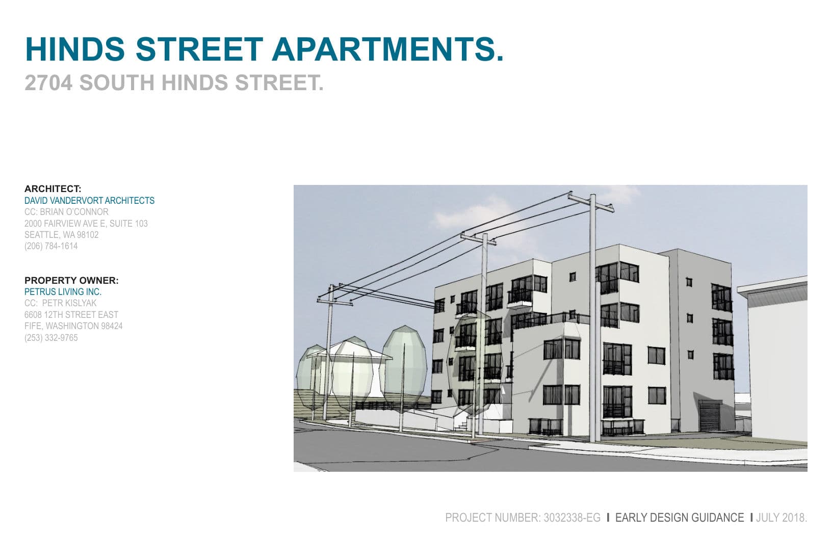 Early design guidance #3032338-EG, sheet 1 of 37