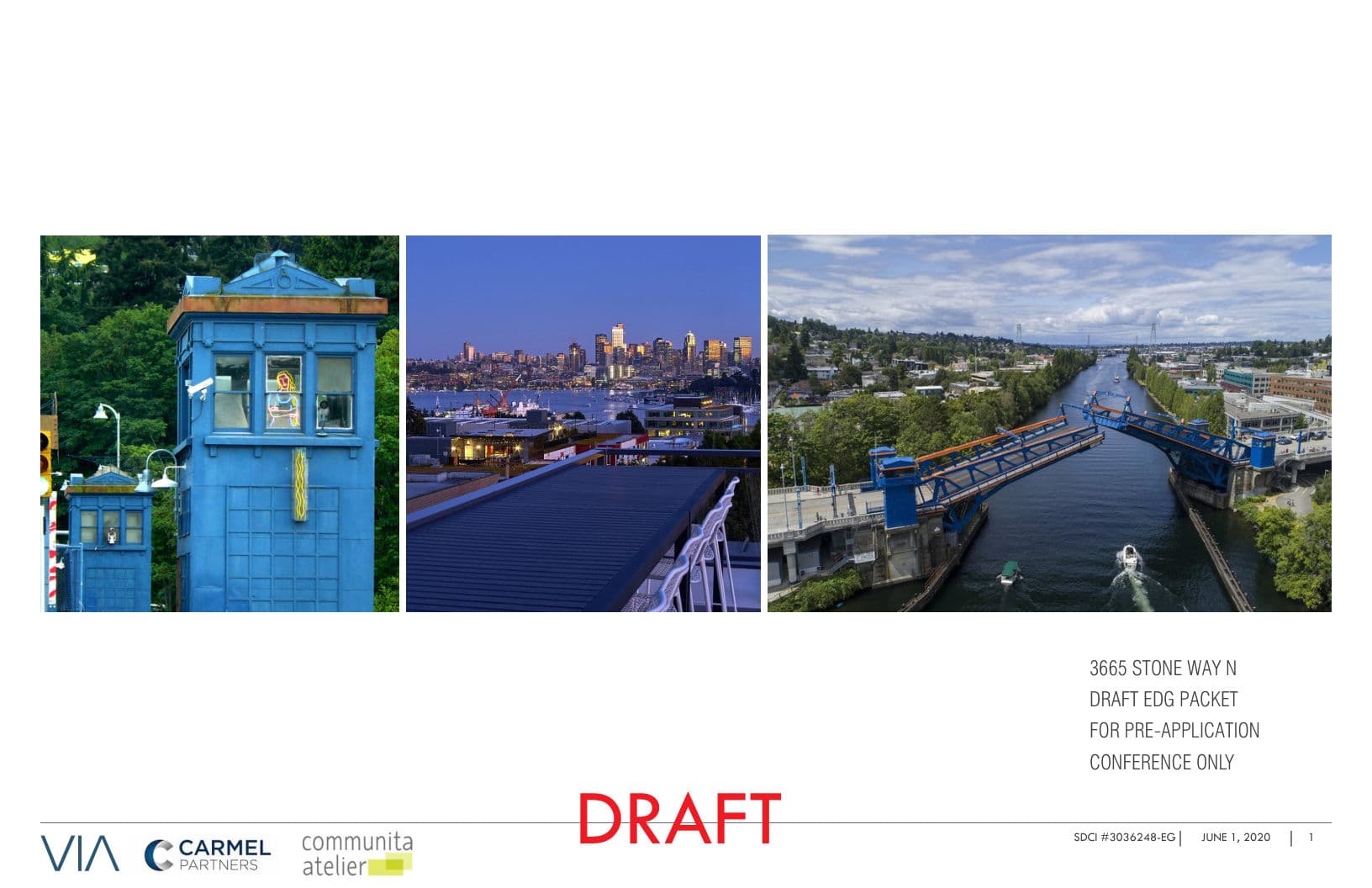 Early design guidance #3036248-EG, sheet 1 of 28