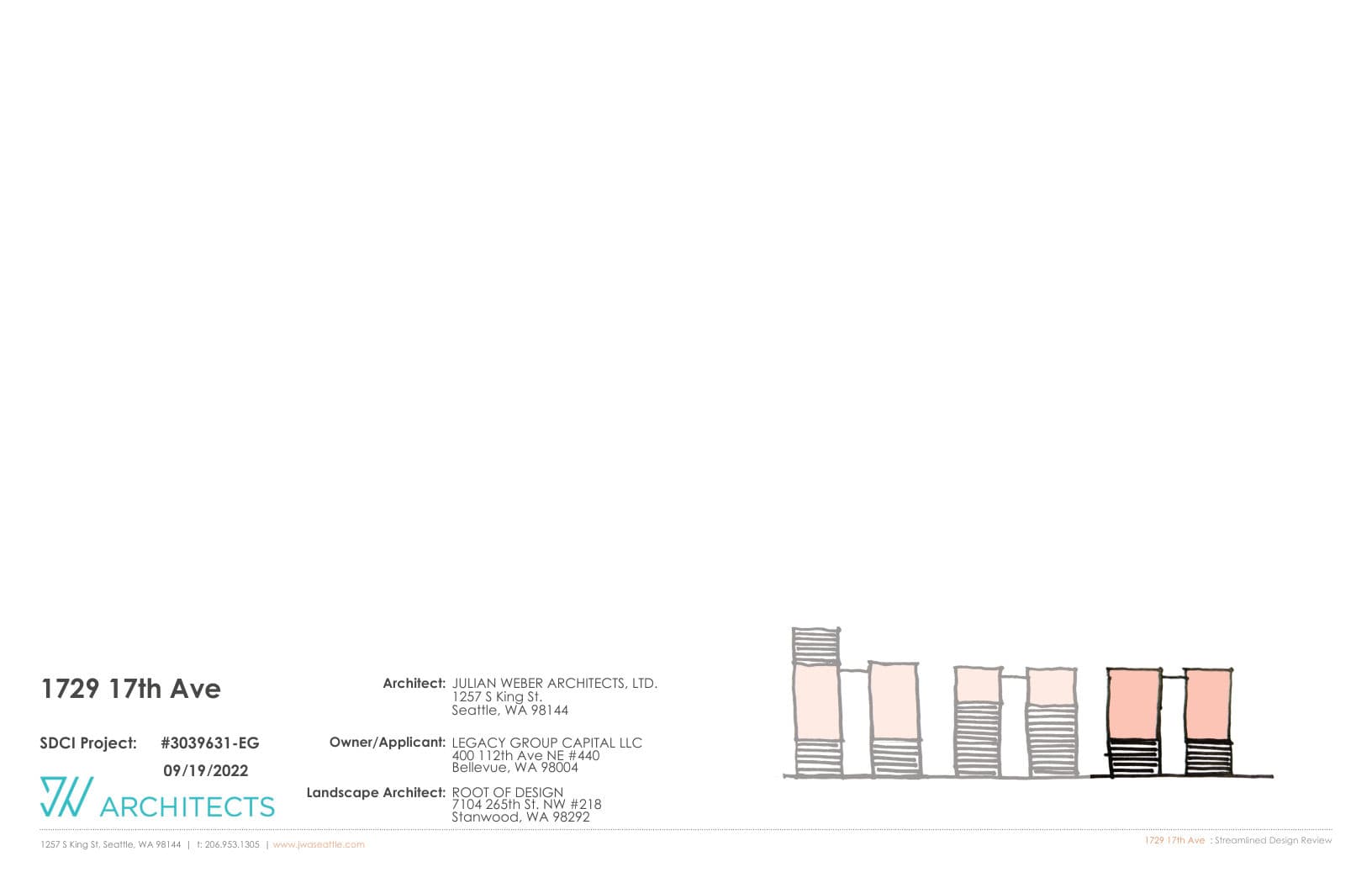Early design guidance #3039631-EG, sheet 1 of 26