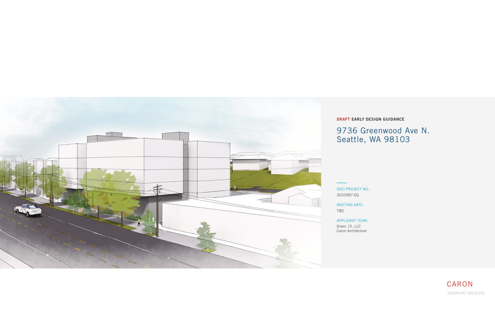 Early design guidance #3033987-EG, sheet 1 of 45