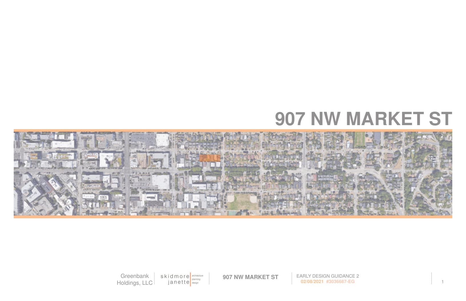 Early design guidance #3036687-EG, sheet 1 of 79