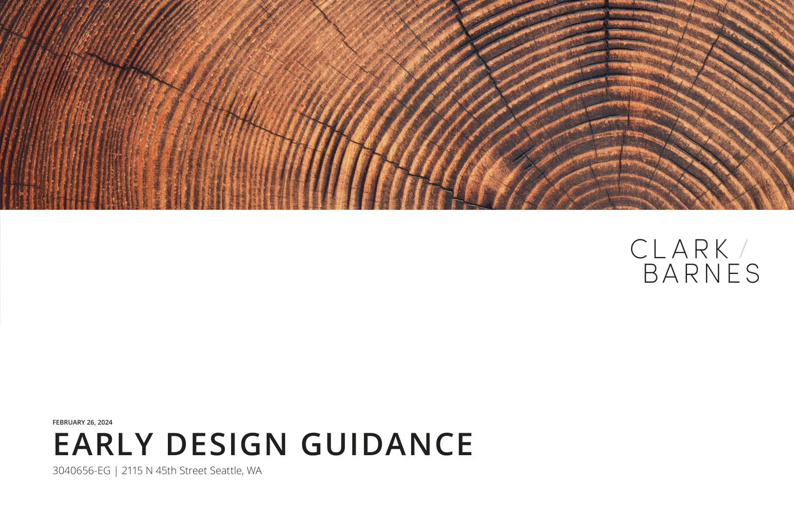Early design guidance #3040656-EG, sheet 1 of 32